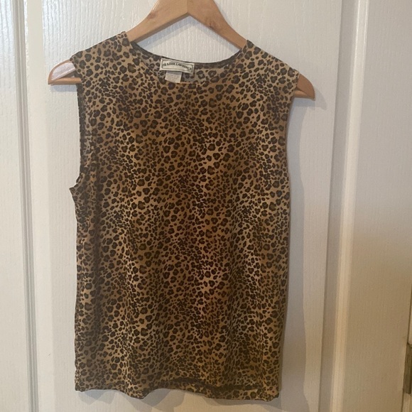 Frazier Lawrence size large animal print top - Picture 1 of 4